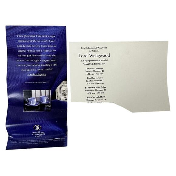 Wedgwood 1996 White Earthenware England Embossed Classic Garden 5" Vase-NEW! - Picture 9 of 9